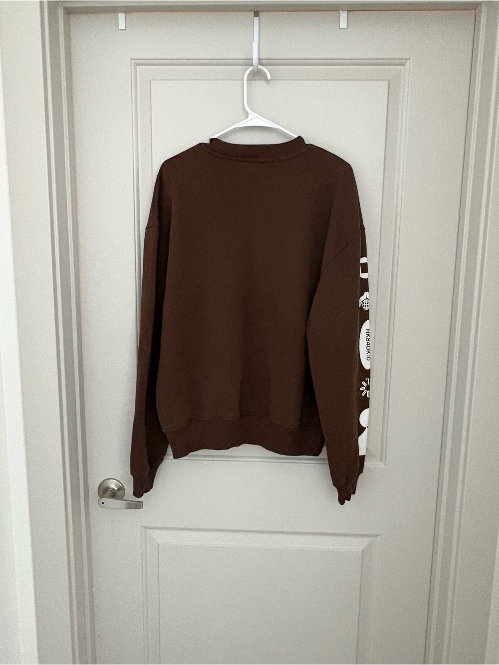 Woodbird Brown Graphic Crewneck Sweatshirt Men’s EUR S / US Small Oversized - Picture 4 of 6
